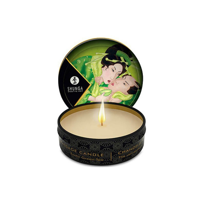 Shunga Bougie de Massage Thé Vert